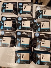 11- HP BLACK 61 GENUINE OEM INK TONER 11/2026-03/2027