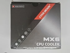 COOLMOON MX6 6xHeat Pipe Twin Tower Dual Fan CPU Air Cooler