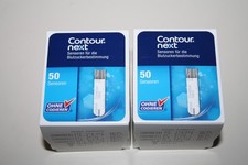 Contour next Blutzucker- Teststreifen---2x 50 Stk. --- ohne Codierung---Neu