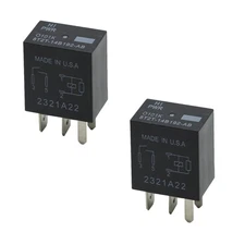 (2-Pack) 8T2T-14B192-AB 12VDC 30A Automotive Relay Compatible for Select Ford