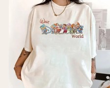 Vintage Seven Dwarfs T-shirt, Princess Snow White T-shirt, Magic Kingdom