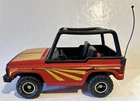 Vintage Tonka MR-970 Mighty Off-Road Bronco Vehicle Pressed Steel Red w/ Gas can
