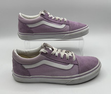 Vans Old Skool Purple Low Top Lilac Orchid Skate Shoe Size 5, Casual Pre-owned