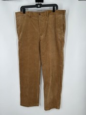 Polo Ralph Lauren Classic Fit Stretch Straight Corduroy Pants Tan Beige 38x30