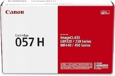 Canon 057H High Yield Genuine Toner Cartridge Black 3010C002 OEM