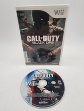 Call Of Duty Black Ops Nintendo Wii Game M Activision 2010 Shooter TESTED