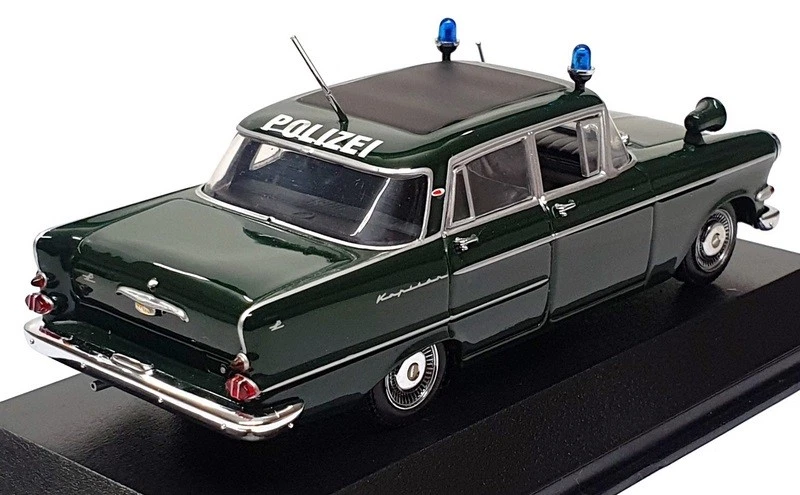 Minichamps 1/43 Scale 430 040090 - 1959 Opel Kapitan Polizei - Green - Image 2 of 4