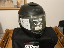 Nolan N80 8 Full Face Motorcycle Helmet Size XL In Black with Sun Visor/Pinlock