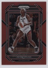 2023 Panini Prizm WNBA Red Prizm 191/199 Jackie Young #121 06y2