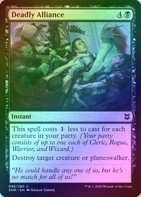 Deadly Alliance Foil (096) Zendikar Rising ZNR MTG Magic