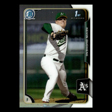 Kevin Duchene #53 2015 Bowman Chrome Draft Refractor Oakland Athletics Baseball