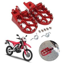 Dirt Bike Foot Pegs Motorcycle Footpegs Foot Pedals Rests CNC For standard red