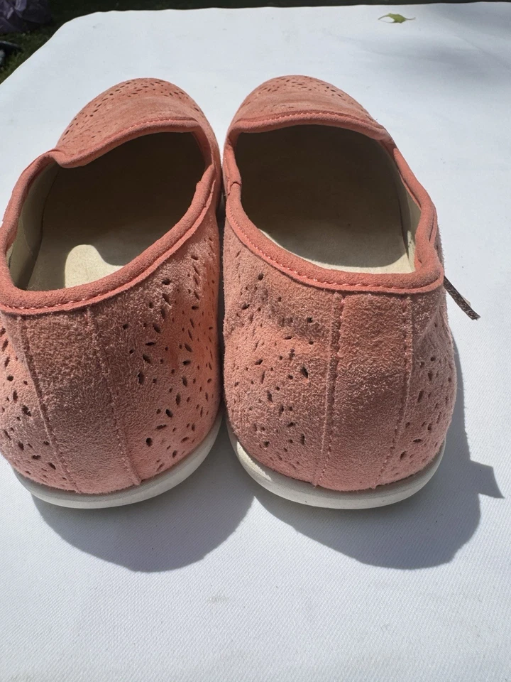 Spenco Bailey Ballet Mujer 9B Mocasín Azul Gamuza Sin Cordones Zapatos Planos EUR 39,5 Foto 4 de 4