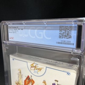 [CGC 9.2 100% CIB] Final Fantasy III Japanese Famicom NES 1990 - High Grade