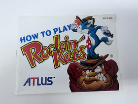 Rockin' Kats (Nintendo, NES, 1991) AUTHINTIC- TESTED & WORKS- NICE