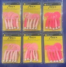 (6 pls) Apex Tackle Rigged Swirltail 1/4 Oz 5 Pak (sealed)