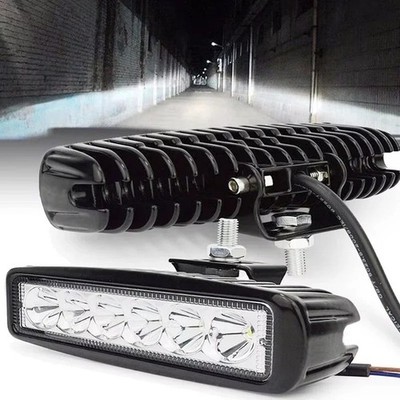 2X 12V LED Arbeitslichtleiste Flutlicht Scheinwerfer Fahrlicht Offroad Auto LKW SUV