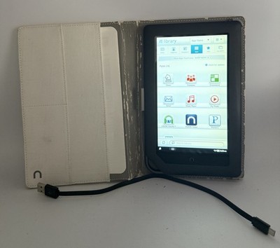 Barnes & Noble Nook 7  Color 8GB Wi-Fi Slate Gray Book Reading Tablet Works