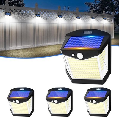 4-20PCS Solar Wall Lights 238 LED Outdoor Garden PIR Motion Sensor Security Lamp