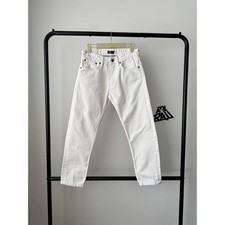 Ralph Lauren Purple Label Heavy White Slim Denim Jeans