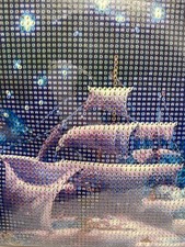 5D Diamond Painting Kits 30 cm x 40 cm Bird/ Ship Lot of 2 NEW