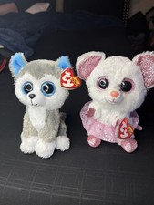 Ty The Beanie Boo Nina The Mouse with Tutu Stuffed Animal Plush 6" NWT