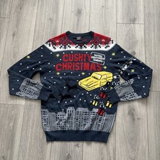 Christmas Jumper Only Fools & Horses  Size S/M Cushty Christmas Mint condition 
