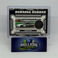 2024 Panini Donruss NASCAR Justin Haley Burning Rubber BRM-JH Memorabilia