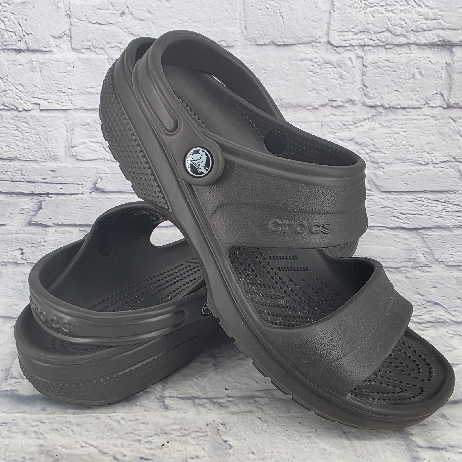 ADIDAS Crocs sandalo classico nero uomo US 10 donna US 12 unisex comodo casual