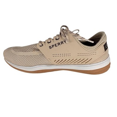 Sperry Top-Sider 7 SEAS Men 11.5 Beige Tan Mesh Water Athletic Boak Shoe Sneaker