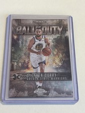 2025 Topps Chrome Stephen Steph Curry BALL OF DUTY BD-9 Golden State Warriors