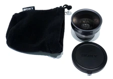 SONY VCL-0630X WIDE CONVERSION LENS X0.6 for DCR-HC, SR, DVD 30MM + CAPS & CASE