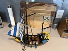 Vintage 80s-90s Pirate Lego Ship 6274 Caribbean Clipper Crisp Clean Sails
