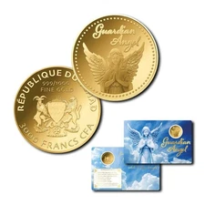 Guardian Angel Gold Coin - 1/1000 Ounce (Chad)