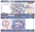 Liberia _ 500 Dollars 2024 UNC P. W42 Lemberg