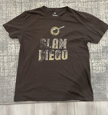 Fanatics Brown 2020 Original San Diego Padres Slam Diego MLB T-Shirt Size Large