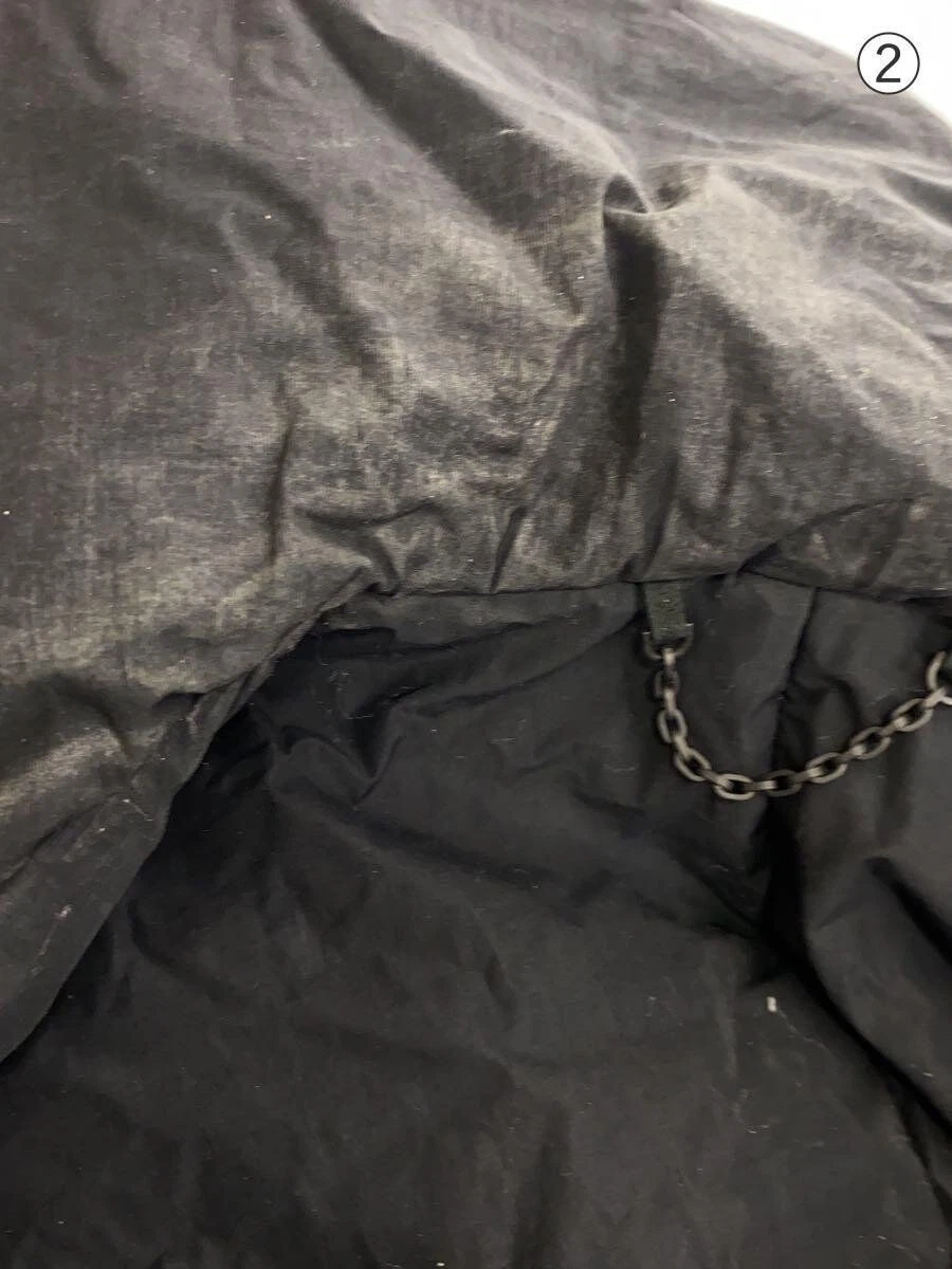 LOUIS VUITTON（LV） Piumino LOUIS VUITTON altro fronte mosca 19AW 48 cotone nero tinta unita