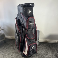 Motocaddy Club Series 14-Way Cart Golf Bag - Black / Red VGC