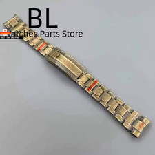 BLIGER 20Mm/21Mm Brused Watch Band Bronze 904L Stainless Steel Oysters/Jubilee B