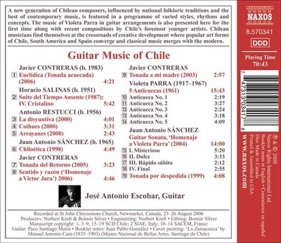 GUITAR MUSIC OF CHILE NEW CD