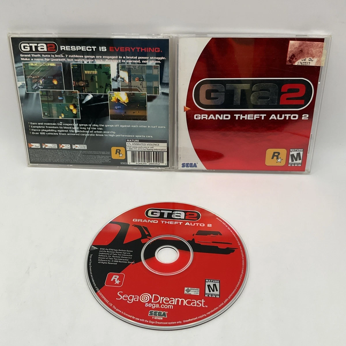 GRAND GRAND THEFT AUTO 2. 北米版 Dreamcast THEFT AUTO 2. 北米版