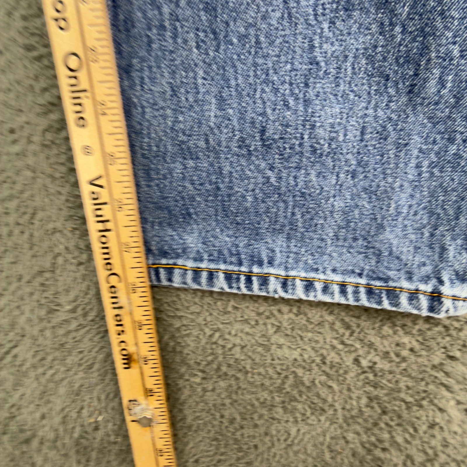 Levis 550 Relaxed Fit Mens Jeans 48x29 Medium Wash Blue Denim Big and Tall thumbnail 11