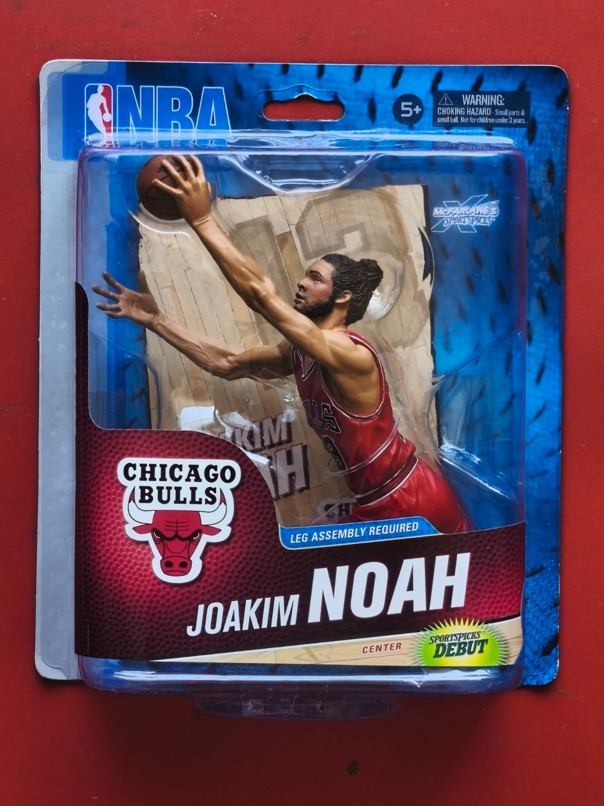 Figurine NBA Serie 23 Joakim Noah Chicago Bulls McFarlane Toys 2013 objet de collection