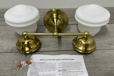 Z-Lite 735-2V-LG Vaughn 2 Light 16'' Wide Vanity Light - Luxe Gold *READ*
