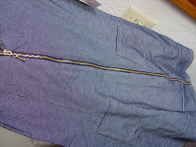 Robe Just Kidding La Belle Taille 16 - Bleu Effet Jean, Sans Manches, Neuve Avec étiquettes