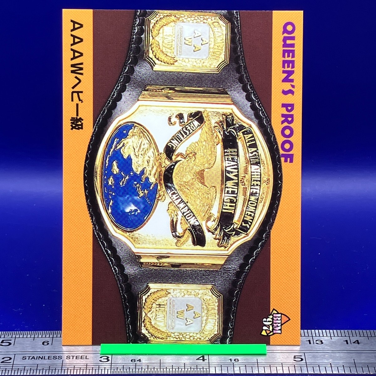 AAAW Heavy Weight Championship Women's Wrestling Card BBM TCG