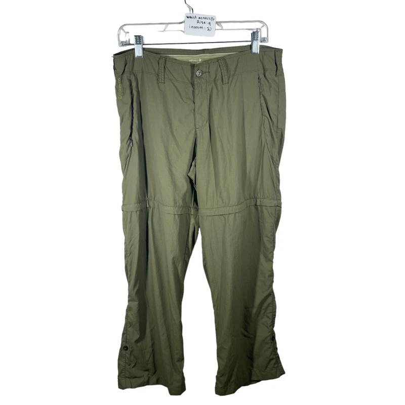 merrell convertible hiking opti wick upf 30+ zip off pants