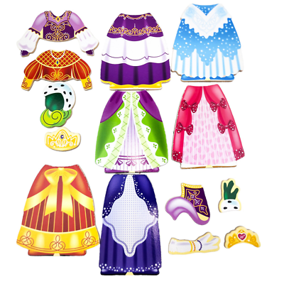 strapless open back dress Melissa & Doug Magnetic Dress-Up