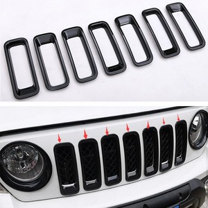 MAK 7x Black Grille Grid Guard Insert Trim Cover Kit For ...