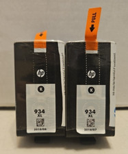 HP 934XL Black Ink Cartridges - Lot of 2 - New exp. 06/2016 